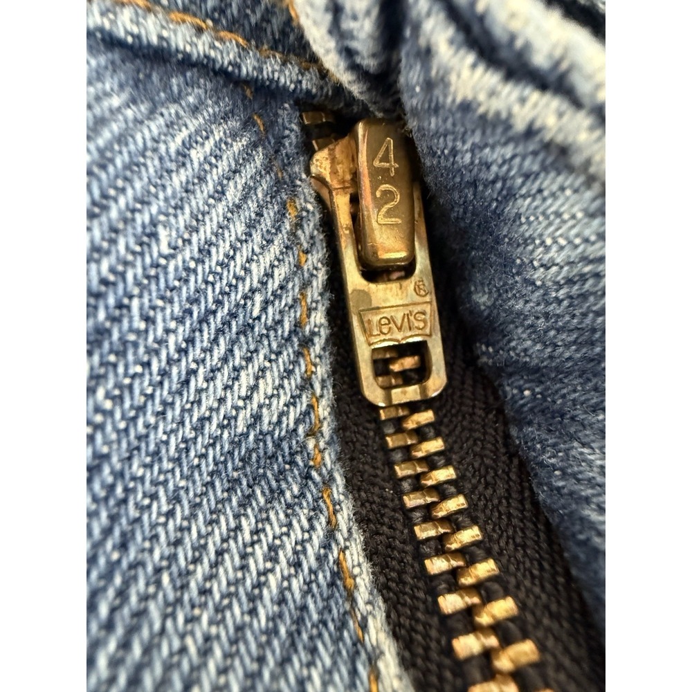 Vintage Levi's Orange Tab Jeans Size 32x30 Blue Denim USA Made Talon Zipper - Picture 15 of 16